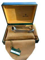 Rolex Lady-Datejust 26mm Yellow Gold Steel Diamond Black Dial Watch 69173