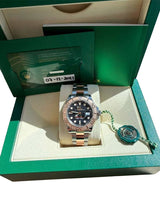 Rolex Yacht-Master 40mm Black Dial Two-Tone Steel Rose Gold Oyster Watch 126621