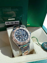 Rolex Yacht-Master 40mm Black Dial Two-Tone Steel Rose Gold Oyster Watch 126621