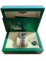 Rolex Yacht-Master 40mm Black Dial Two-Tone Steel Rose Gold Oyster Watch 126621