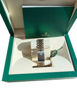 Rolex Datejust 36mm Two-Tone MOP Pink Diamond Dial Diamond Bezel Watch 16013