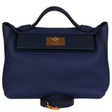 Hermes 24/24 29 Bleu Saphir Togo and Bleu Navy Swift Gold Hardware