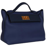 Hermes 24/24 29 Bleu Saphir Togo and Bleu Navy Swift Gold Hardware