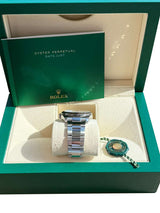 Rolex Datejust Turn-O-Graph Thunderbird 36mm Steel Gold White Dial Watch 116264