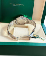 Rolex Datejust Turn-O-Graph Thunderbird 36mm Steel Gold White Dial Watch 116264