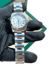 Rolex Datejust Turn-O-Graph Thunderbird 36mm Steel Gold White Dial Watch 116264