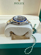 Rolex Submariner Date 40mm Steel Yellow Gold Blue Dial Oyster Mens Watch 16613