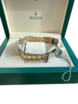 Rolex Submariner Date 40mm Steel Yellow Gold Blue Dial Oyster Mens Watch 16613