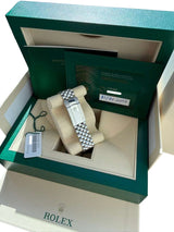 Rolex Datejust 41mm Blue Roman Dial Smooth Bezel Steel Jubilee Watch 126300