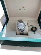 Rolex Air-King 34mm Grey Dial Automatic Vintage Oystert Steel Mens Watch 5500