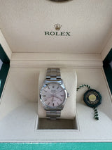 Rolex Air-King 34mm Grey Dial Automatic Vintage Oystert Steel Mens Watch 5500