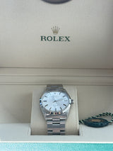 Rolex Air-King 34mm Grey Dial Automatic Vintage Oystert Steel Mens Watch 5500