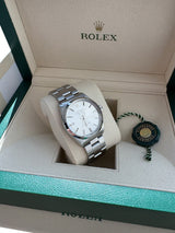 Rolex Air-King 34mm Grey Dial Automatic Vintage Oystert Steel Mens Watch 5500