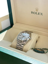 Rolex Air-King 34mm Grey Dial Automatic Vintage Oystert Steel Mens Watch 5500