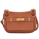 Hermes Mini Jypsiere Gold Evercolor Leather With Gold Hardware Handbag
