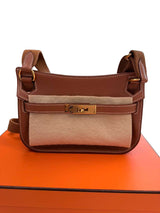 Hermes Mini Jypsiere Gold Evercolor Leather With Gold Hardware Handbag