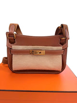Hermes Mini Jypsiere Gold Evercolor Leather With Gold Hardware Handbag