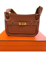 Hermes Mini Jypsiere Gold Evercolor Leather With Gold Hardware Handbag