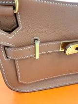 Hermes Mini Jypsiere Gold Evercolor Leather With Gold Hardware Handbag