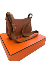 Hermes Mini Jypsiere Gold Evercolor Leather With Gold Hardware Handbag