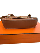 Hermes Mini Jypsiere Gold Evercolor Leather With Gold Hardware Handbag