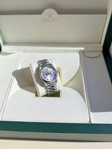 Rolex Day-Date 36mm Automatic Roman Silver Dial Platinum Jubilee Watch 18206