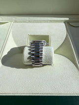 Rolex Day-Date 36mm Automatic Roman Silver Dial Platinum Jubilee Watch 18206