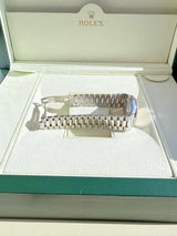 Rolex Day-Date 36mm Automatic Roman Silver Dial Platinum Jubilee Watch 18206
