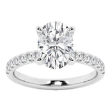 GIA Certified 2.70ct Oval Brilliant Cut Diamond Si2 Clarity Engagement Ring