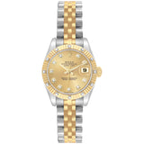 Rolex Lady-Datejust 26mm Diamond Dial/Bezel 18k Yellow Gold/Steel Watch 179313