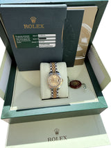 Rolex Lady-Datejust 26mm Diamond Dial/Bezel 18k Yellow Gold/Steel Watch 179313