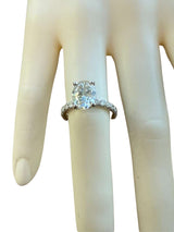 GIA Certified 2.70ct Oval Brilliant Cut Diamond Si2 Clarity Engagement Ring