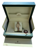 Rolex Lady-Datejust 26mm Diamond Dial/Bezel 18k Yellow Gold/Steel Watch 179313