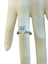GIA Certified 2.70ct Oval Brilliant Cut Diamond Si2 Clarity Engagement Ring