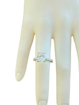 GIA Certified 2.70ct Oval Brilliant Cut Diamond Si2 Clarity Engagement Ring