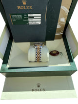 Rolex Lady-Datejust 26mm Diamond Dial/Bezel 18k Yellow Gold/Steel Watch 179313