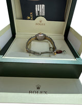Rolex Lady-Datejust 26mm Diamond Dial/Bezel 18k Yellow Gold/Steel Watch 179313