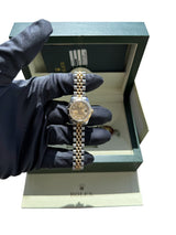 Rolex Lady-Datejust 26mm Diamond Dial/Bezel 18k Yellow Gold/Steel Watch 179313
