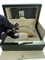Rolex Lady-Datejust 26mm Diamond Dial/Bezel 18k Yellow Gold/Steel Watch 179313