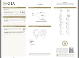 4.01ct GIA Certified Pear Shape Solitaire Diamond Platinum Engagement Ring