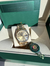 Rolex Day Date 36mm President 18K Yellow Gold Champagne Dial Mens Watch 118238
