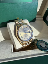 Rolex Day Date 36mm President 18K Yellow Gold Champagne Dial Mens Watch 118238