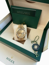 Rolex Day Date 36mm President 18K Yellow Gold Champagne Dial Mens Watch 118238