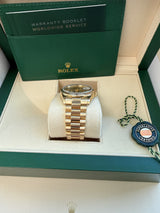 Rolex Day Date 36mm President 18K Yellow Gold Champagne Dial Mens Watch 118238