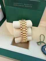 Rolex Day Date 36mm President 18K Yellow Gold Champagne Dial Mens Watch 118238