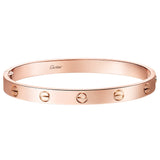 Cartier Love Bracelet Single-Screw Closure Classic Model 18K Rose Gold