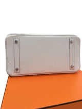 Hermès Birkin 30 Gris Pale Togo Leather With Palladium Hardware Handbag