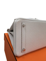 Hermès Birkin 30 Gris Pale Togo Leather With Palladium Hardware Handbag