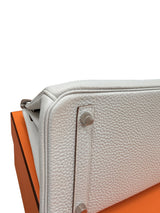 Hermès Birkin 30 Gris Pale Togo Leather With Palladium Hardware Handbag