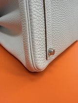 Hermès Birkin 30 Gris Pale Togo Leather With Palladium Hardware Handbag